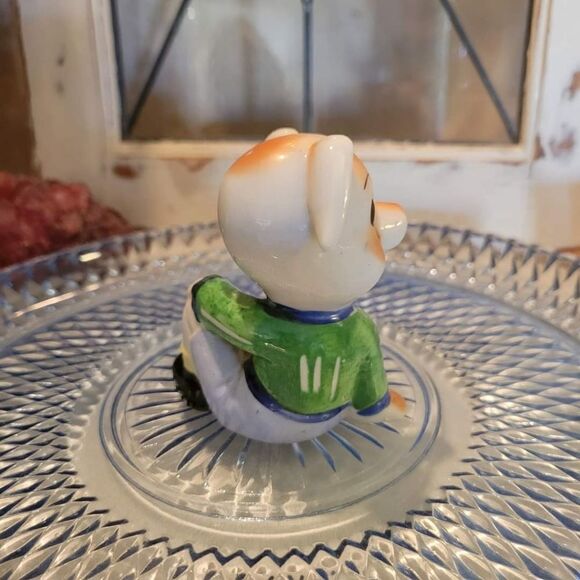 Vintage 1950's Anthropomorphic Pig Boy Handpainted Ceramic Figurine - Japan - Picture 5 of 11